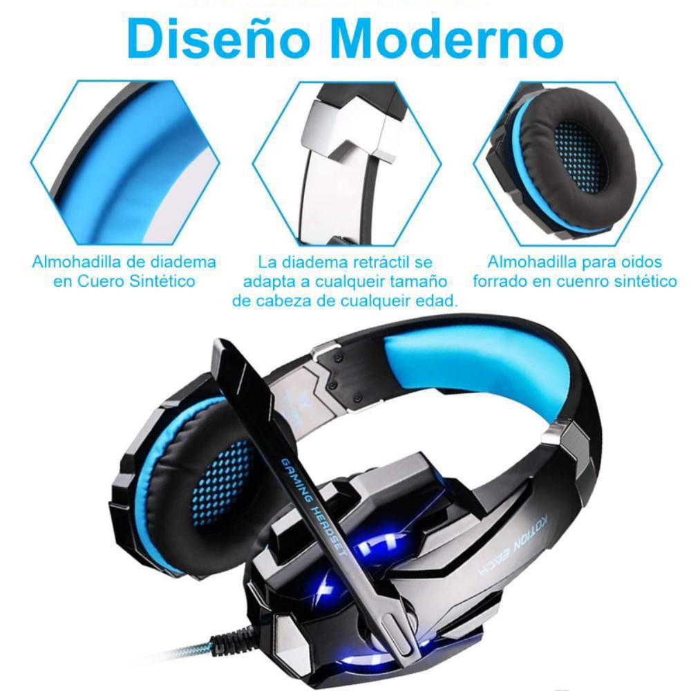 Audífonos Gamer Kotion Each G9000 Micrófono Ps4 Xbox Éxito