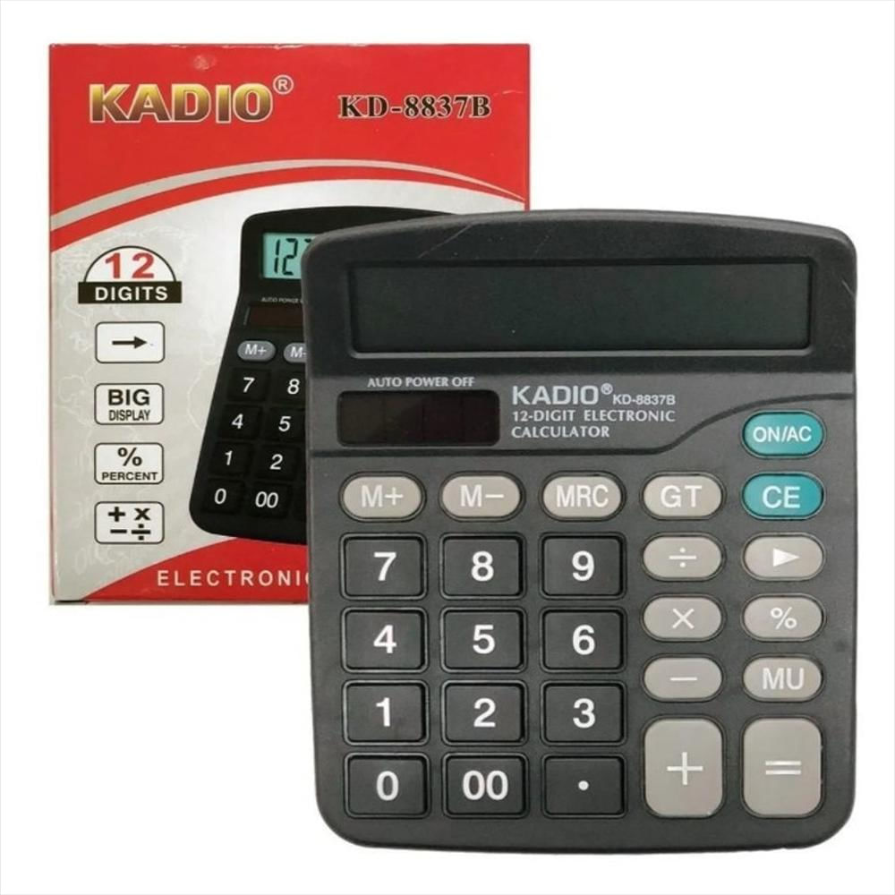 Exito.com | Calculadora 12 Digitos Electronica Pantalla Grande Kadio