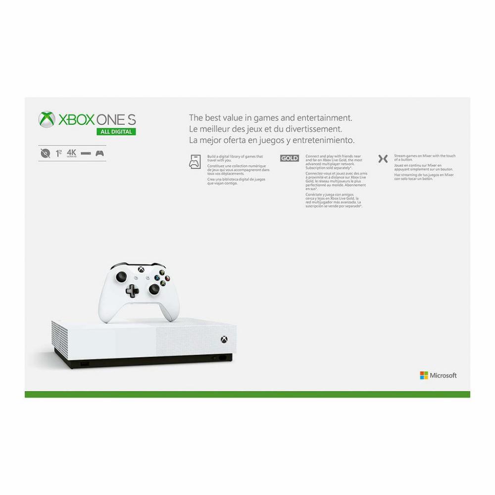 Consola Xbox One S 1tb All Digital Edition Disc Free Gaming Éxito