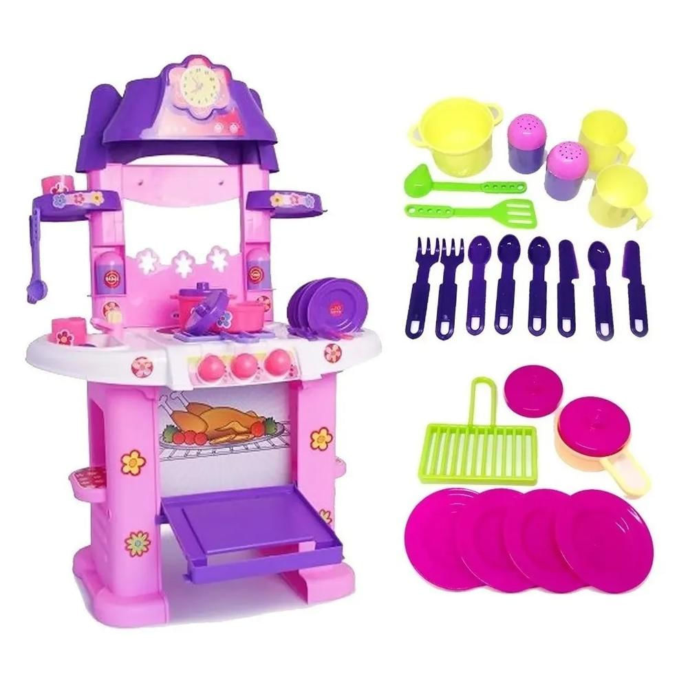 Set De Juego Cocina Para Niños Luces Y Sonidos