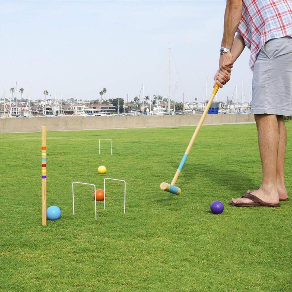 Juego De Croquet Para Seis Jugadores Para Adultos Y Ninos Exito Exito Com