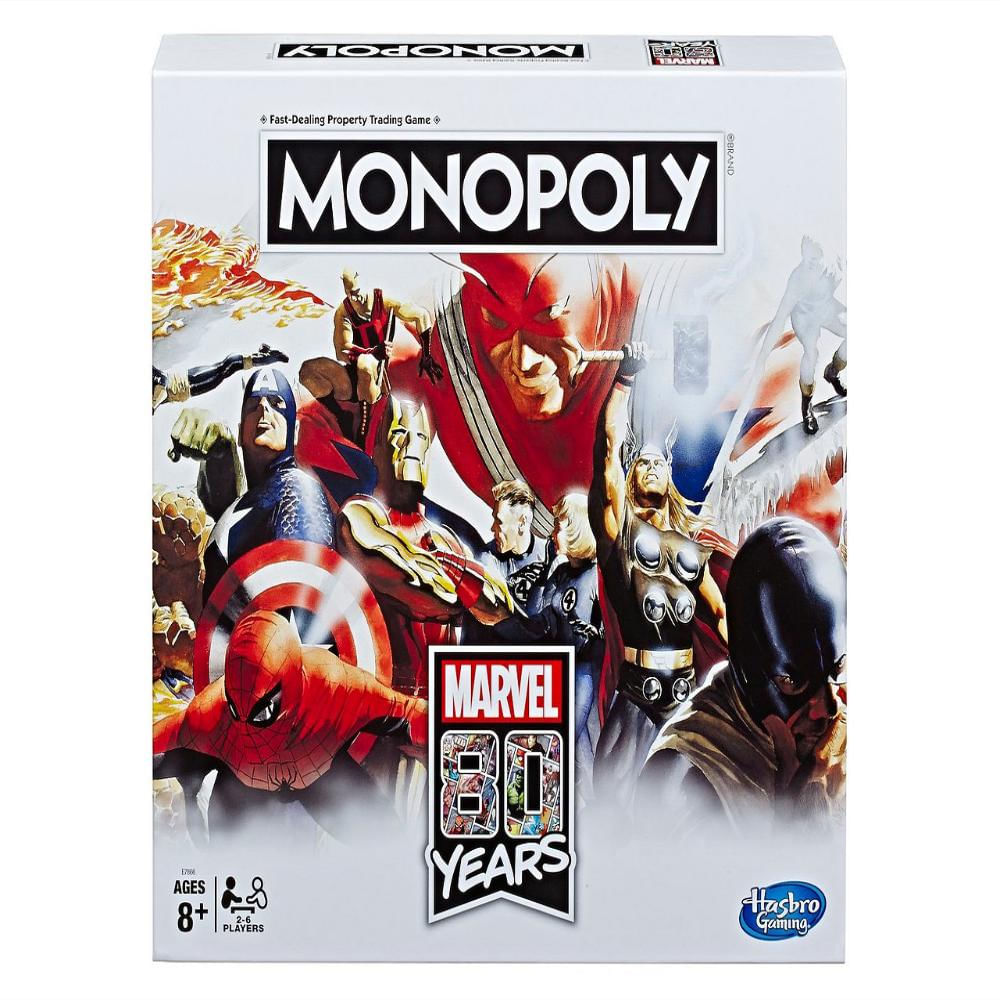 marvel 80 years monopoly tokens