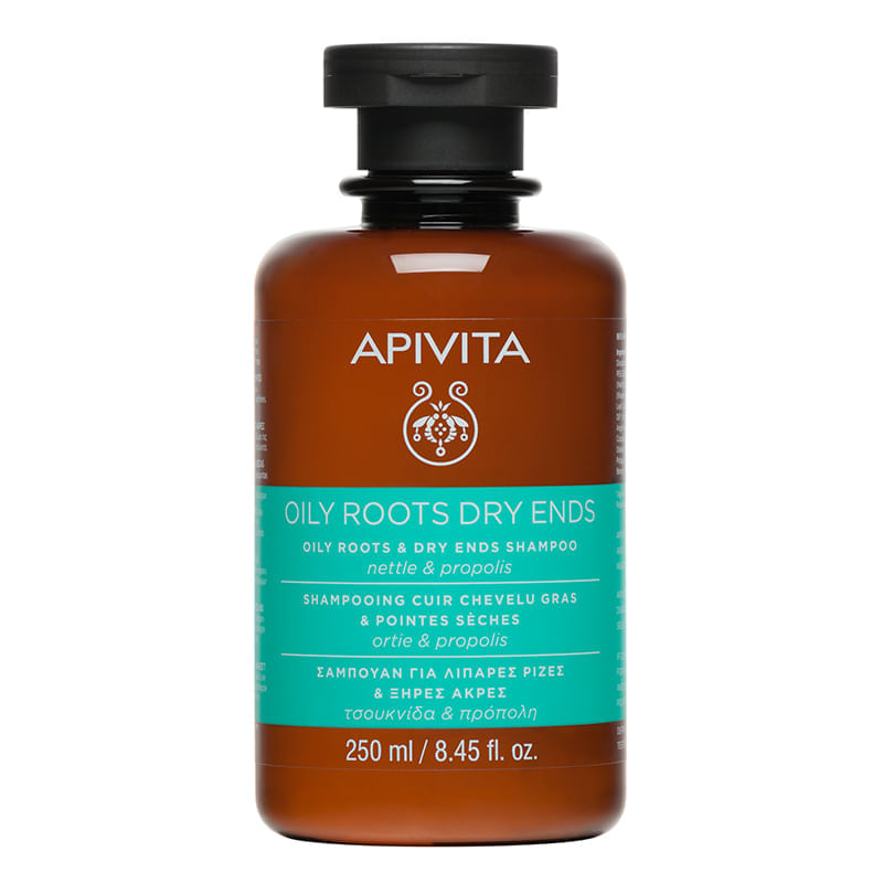 Oily Roots & Dry Ends Shampoo - Apivita img #1