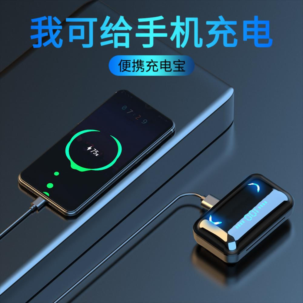 Audifonos Touch F9 Wireless Two Ear Bluetooth Headset img #4