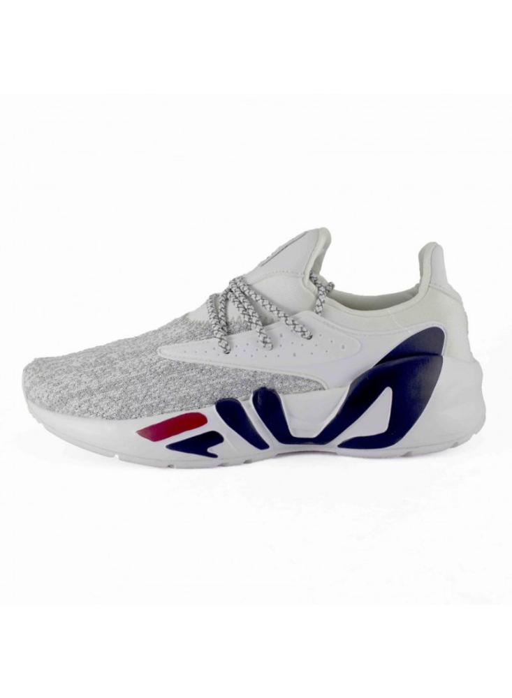 tenis fila grises mujer