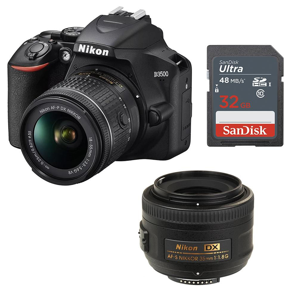 pegatina Novela de suspenso formación Cámara Nikon D3500 + 32Gb + 35Mm 1.8G | Éxito - exito.com