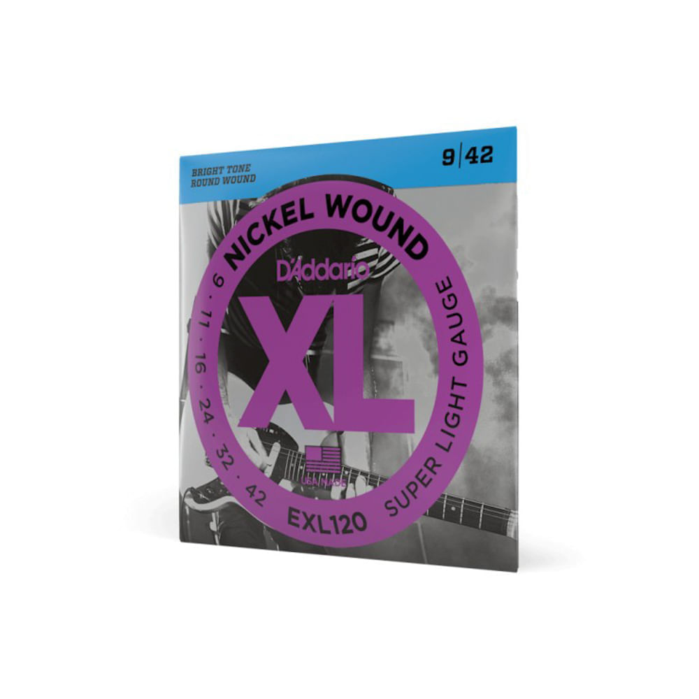 D'ADDARIO EXL120, CUERDAS EN NÍQUEL PARA GUITARRA ELÉCTRICA, EXTRA BLANDAS, 9-42 img #3
