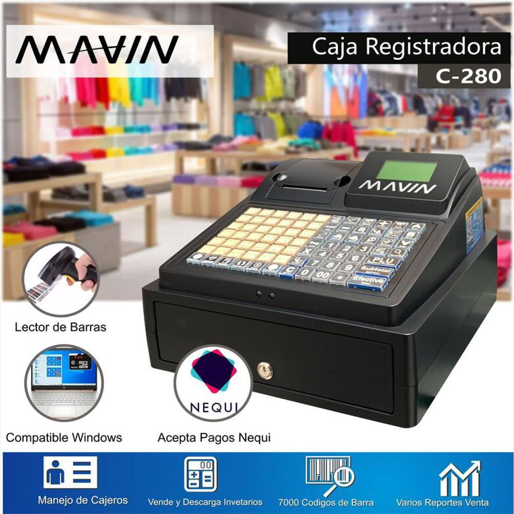 Caja Registradora Mavin C-280 / 7000 Plus Usb – Máquinas Titus