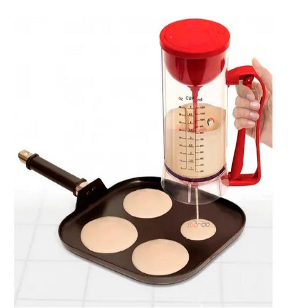 Dispensador Mezclador De Masa Para Pancake Cupcake Hotcakes Batidor Máquina  Para Hacer Pancakes