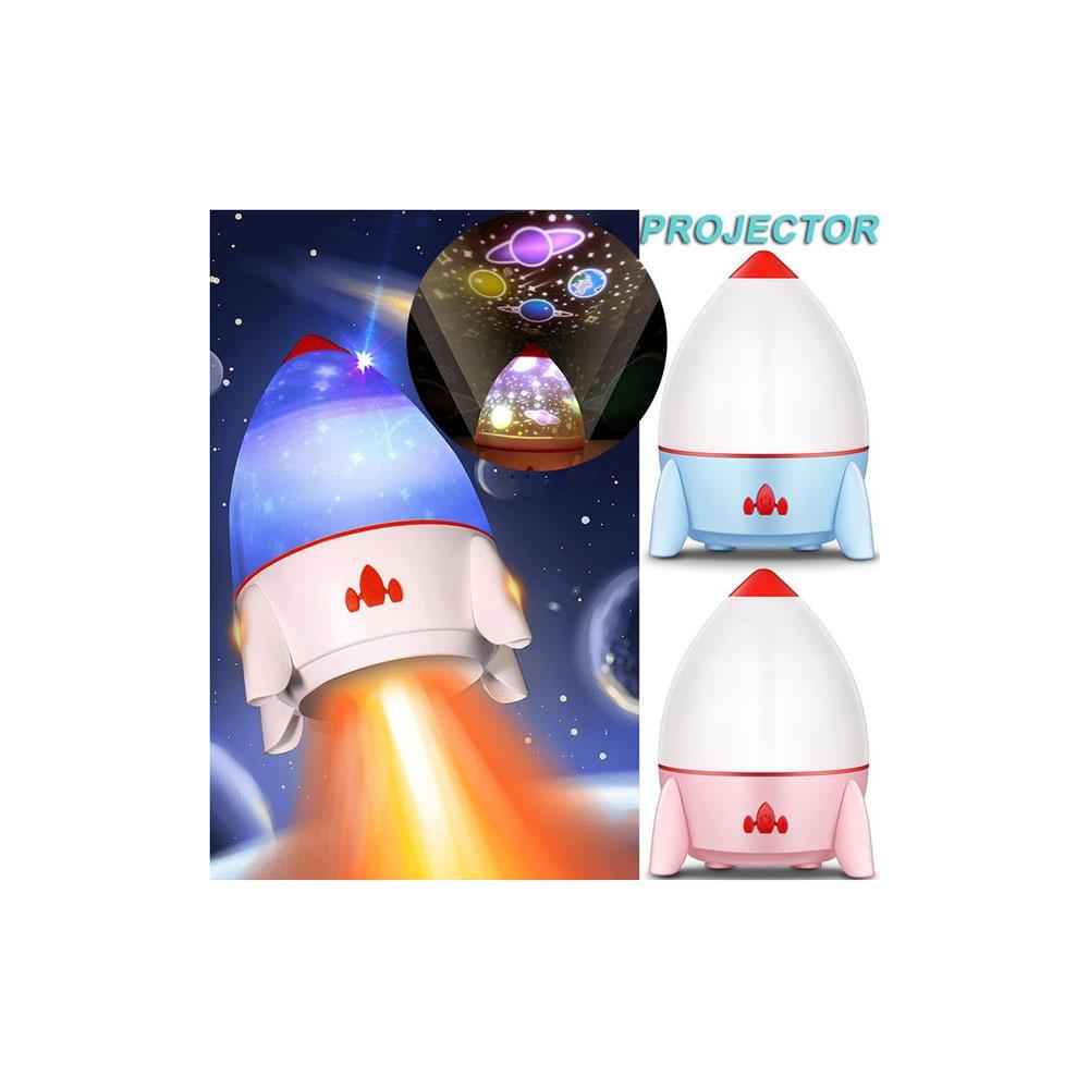 Lampara Proyector Cohete Espacial 