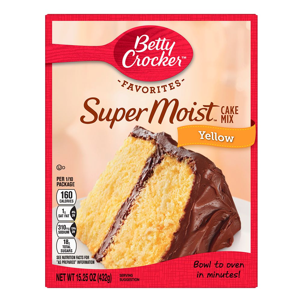 MEZCLA PARA TORTA DE VAINILLA BETTY CROCKER MARCA EXCL 