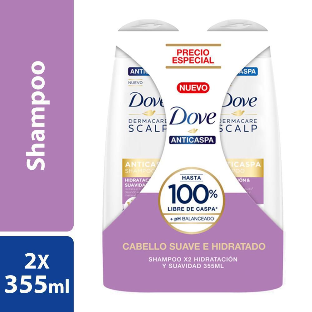 Shampoo anticaspa hidratante DOVE 710 ml