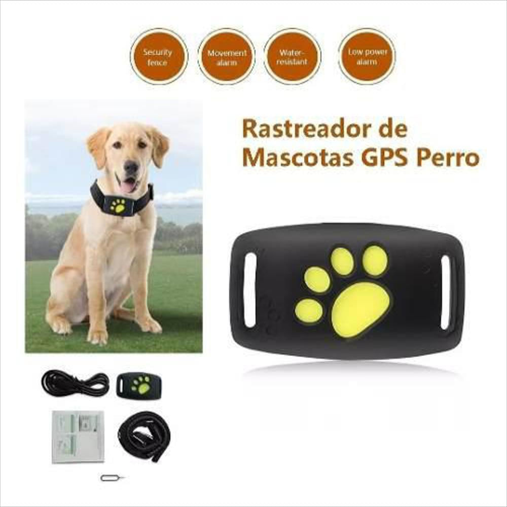 Collar gps para perros en timbre - mini localizador gps para perros/gatos/animales  con seguimiento Wifi y LBS - IP67