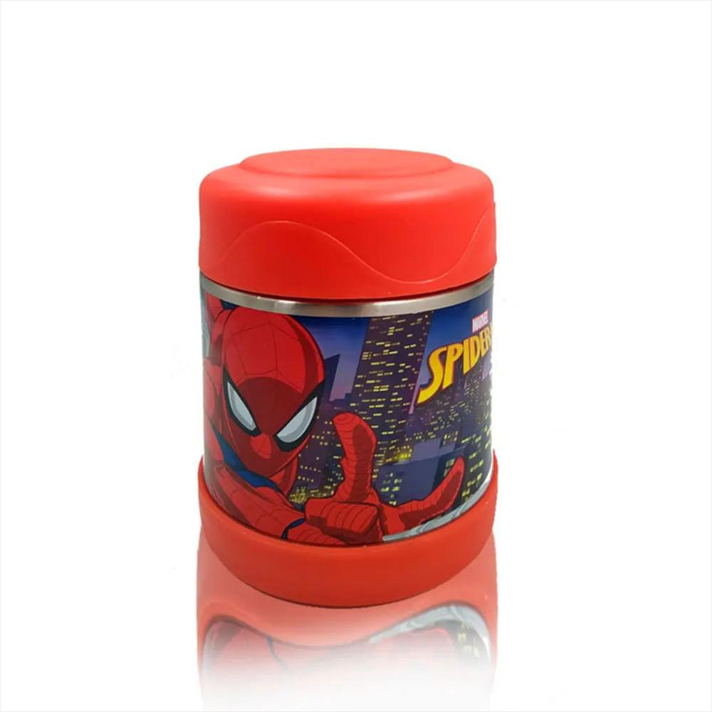 Spiderman Termo Comida Niños Vaso Tapa Marvel Origin | Éxito 