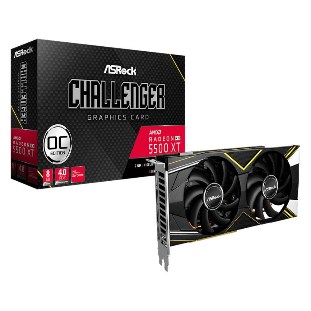 exito.com | Tarjeta De Video Asrock Radeon Rtx 5500 Xt Challenger 8gb Oc