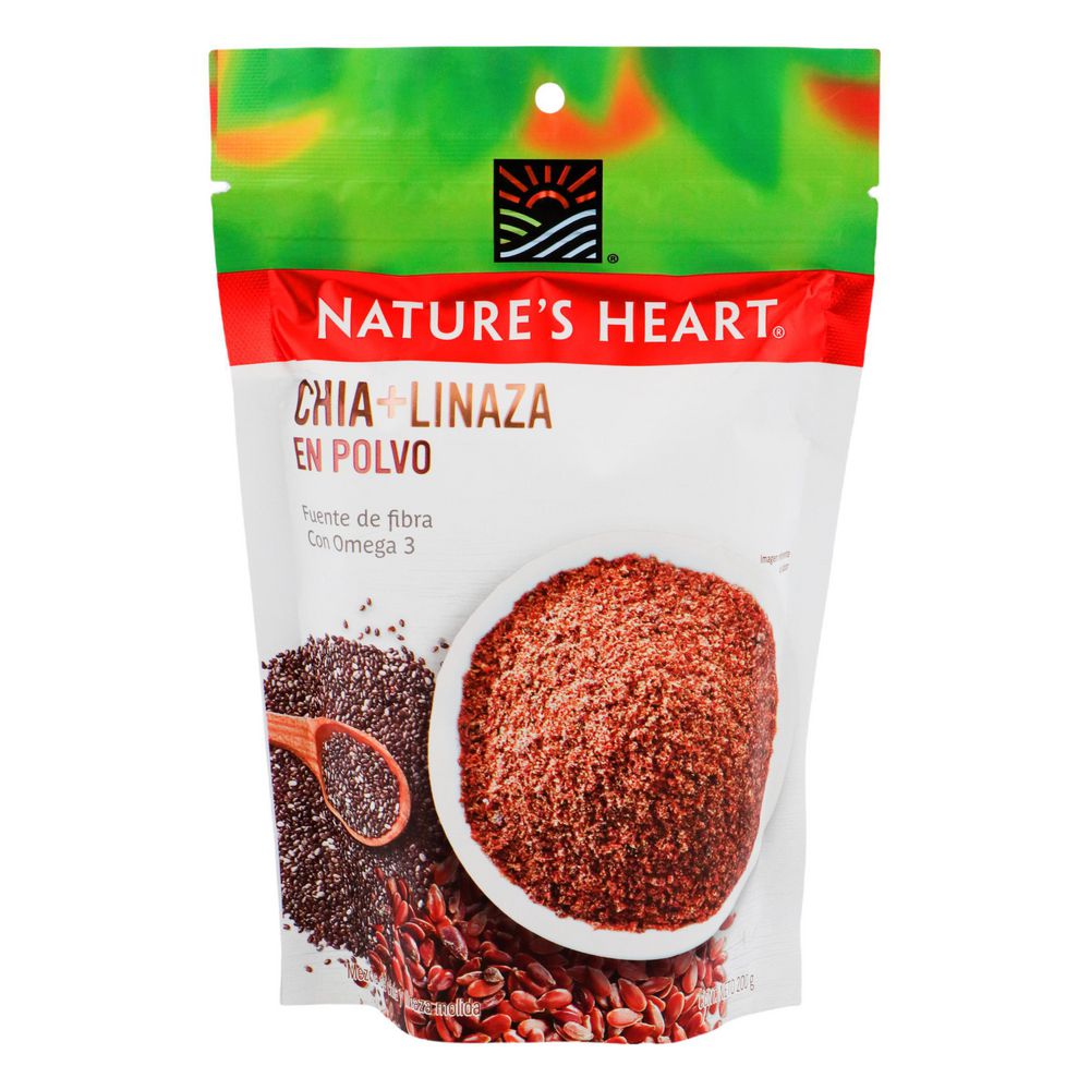 Mezcla Chia Linaza En Polvo Natures Heart 200 Gr 2423