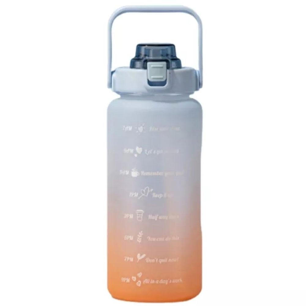 Termo Motivacional Agua 2 Ltr Botella Grande 2000 Ml