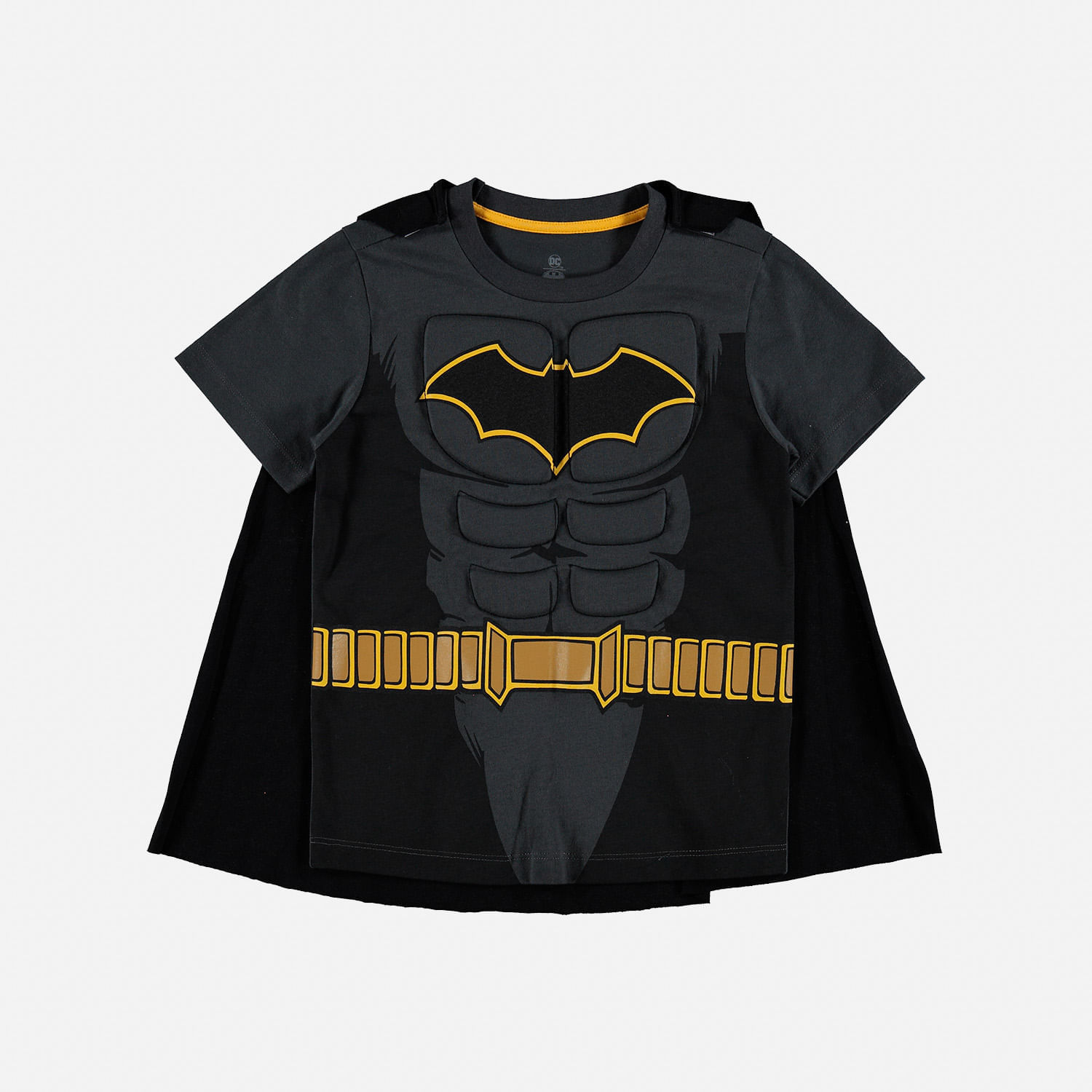 Camiseta de Batman manga corta con capa removible img #3