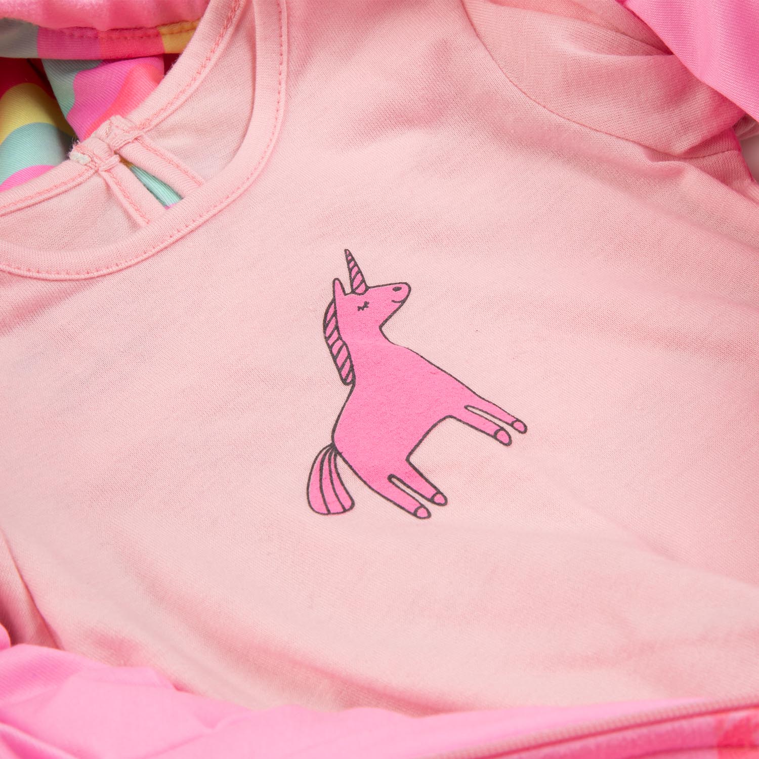 Conjunto rosado de 3 piezas de unicornio para bebé niña img #6