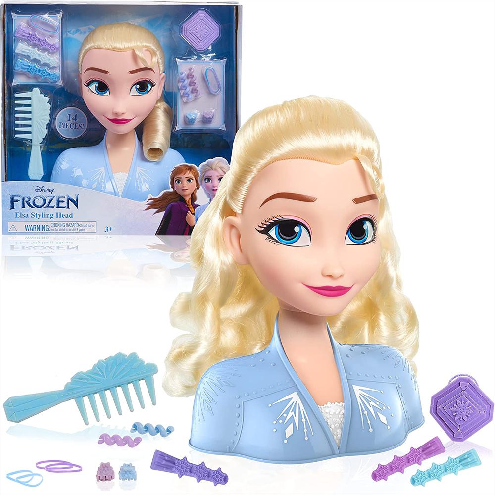 Disney Frozen 2 Elsa Styling Head 14 Piezas Éxito 