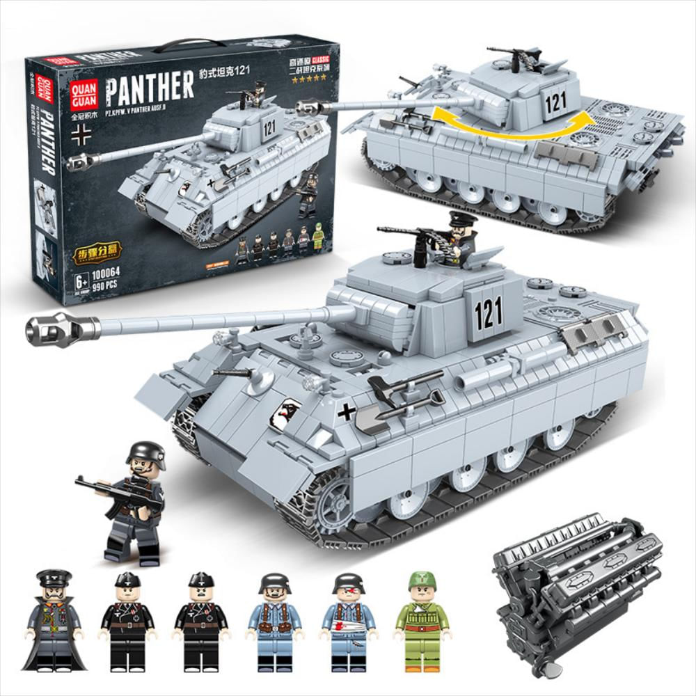 Tanque Militar Lego Modelo De Para Niños Éxito