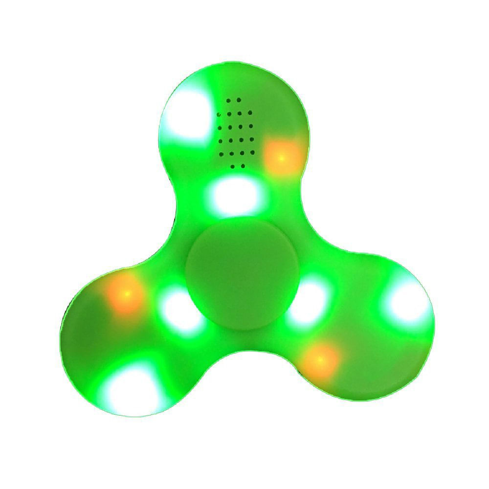 Hand Fidget Spinner Luces Bluetooth Verde Juguete An Éxito 7583