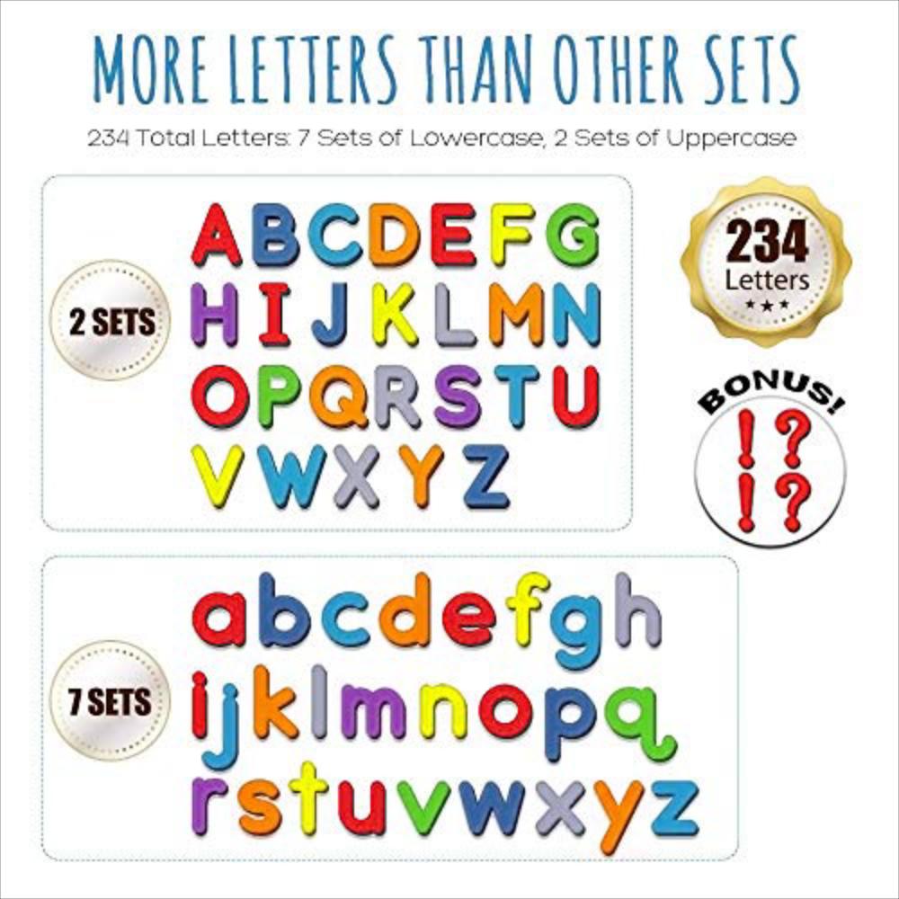 Letras Magnéticas Abc Y Números Para Los Niños