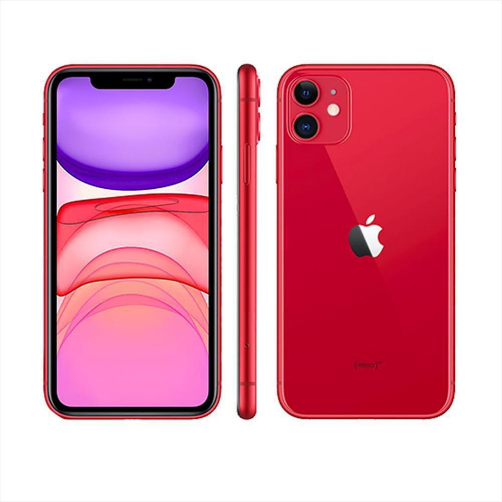 Celular iPhone 11 Reacondicionado 128gb color Rojo más Cargador Genérico