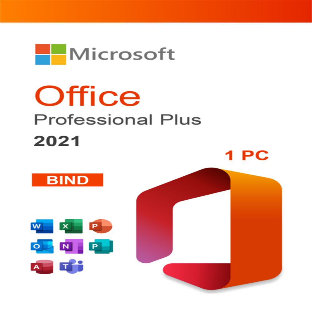 Microsoft Office 2021 Professional Plus Bind Licencias