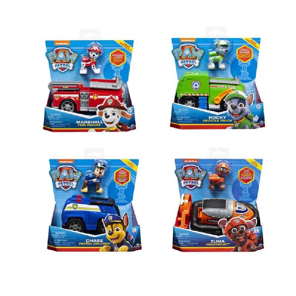 paw patrol vehículos