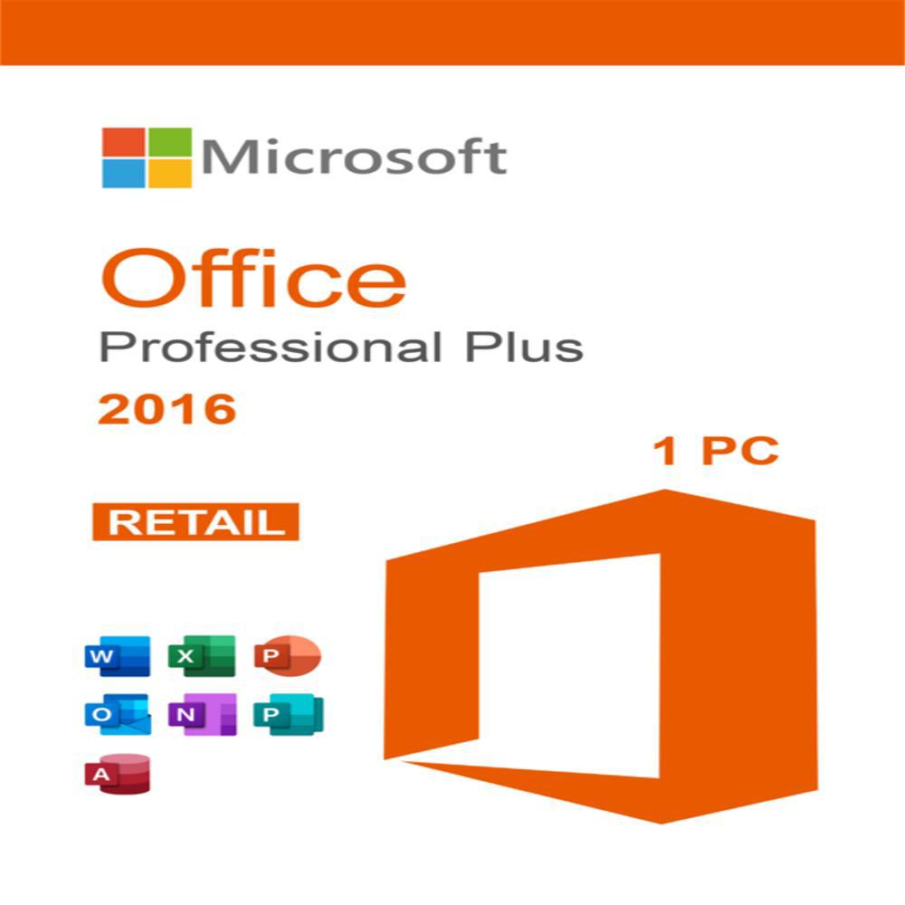 Microsoft Office 2016 Professional Plus Retail 5877