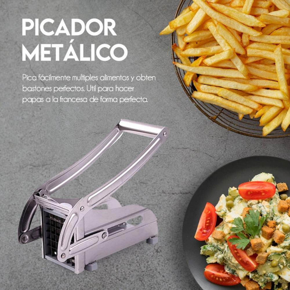 Cortador De Papas Fritas Forma Baston Frutas Verduras