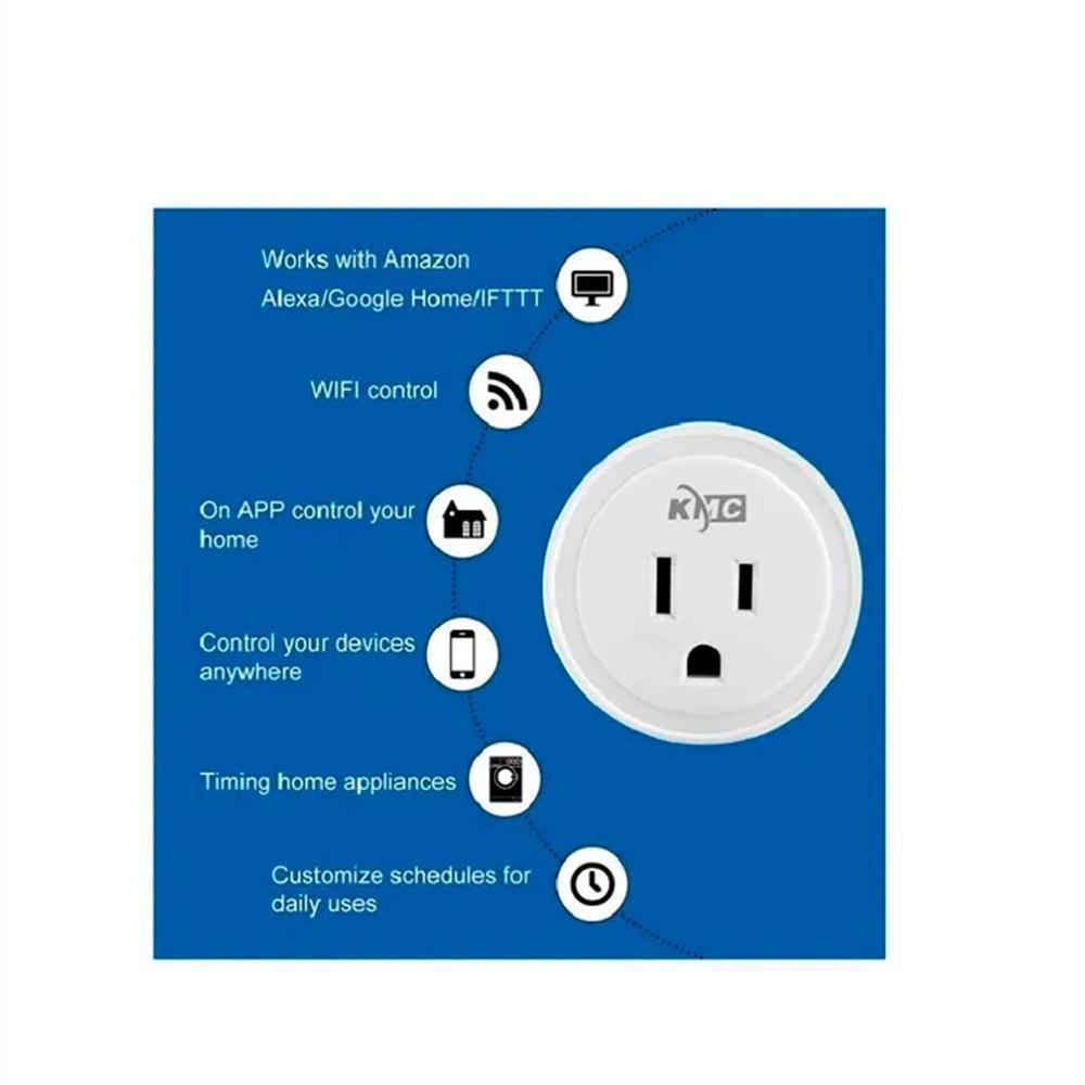 Enchufe Inteligente Wifi Control De Voz Alexa Google Asistente GENERICO