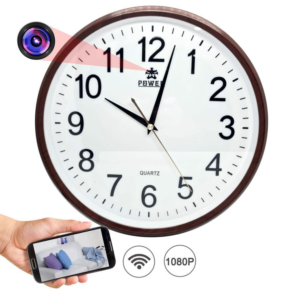 Reloj De Pared Cámara Espía Wifi 1080P Hd Sensor Mov
