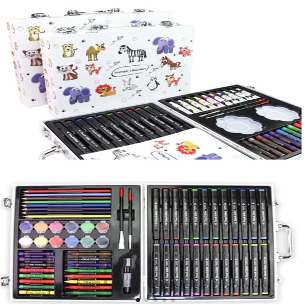 Set Kit Colores Juego Arte Inspire Children Creativo Infantil 59 Pcs