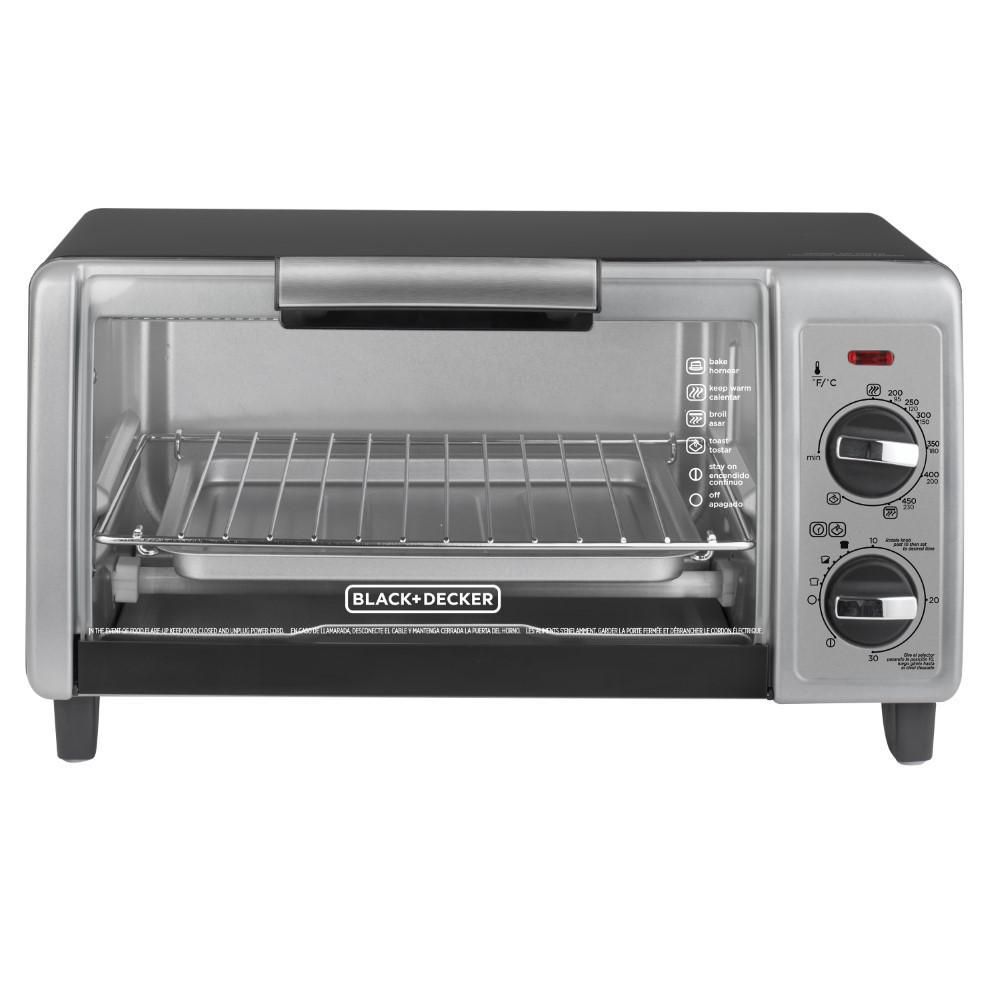 Horno Tostador Black And Decker TO1303RB 4 Rebanadas Hornea Y Desco