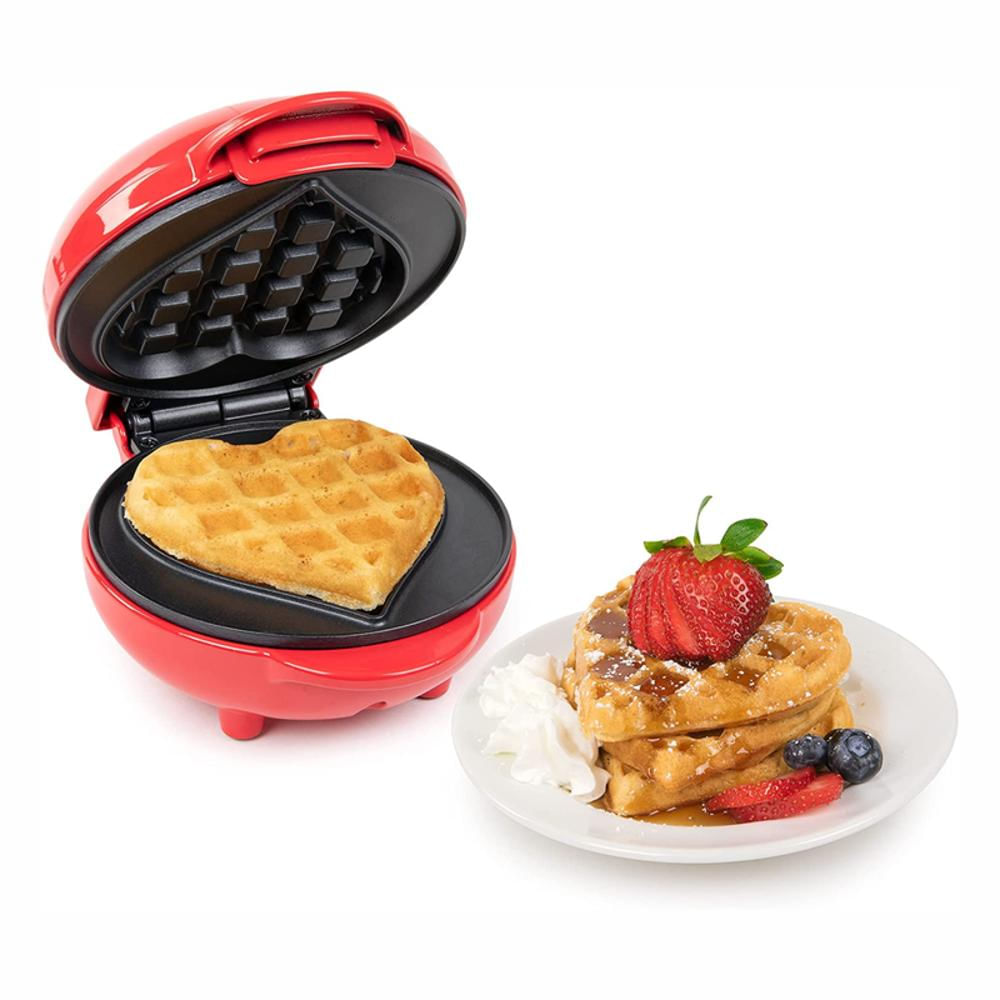 Waflera Eléctrica Para Waffles En Forma De Corazon