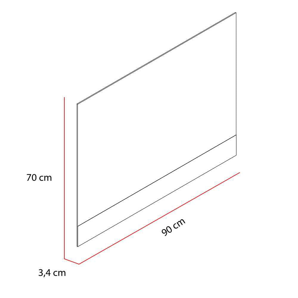 Espejo Palermo Rectangular 90 Cm X 70 Cm Plateado Led img #5
