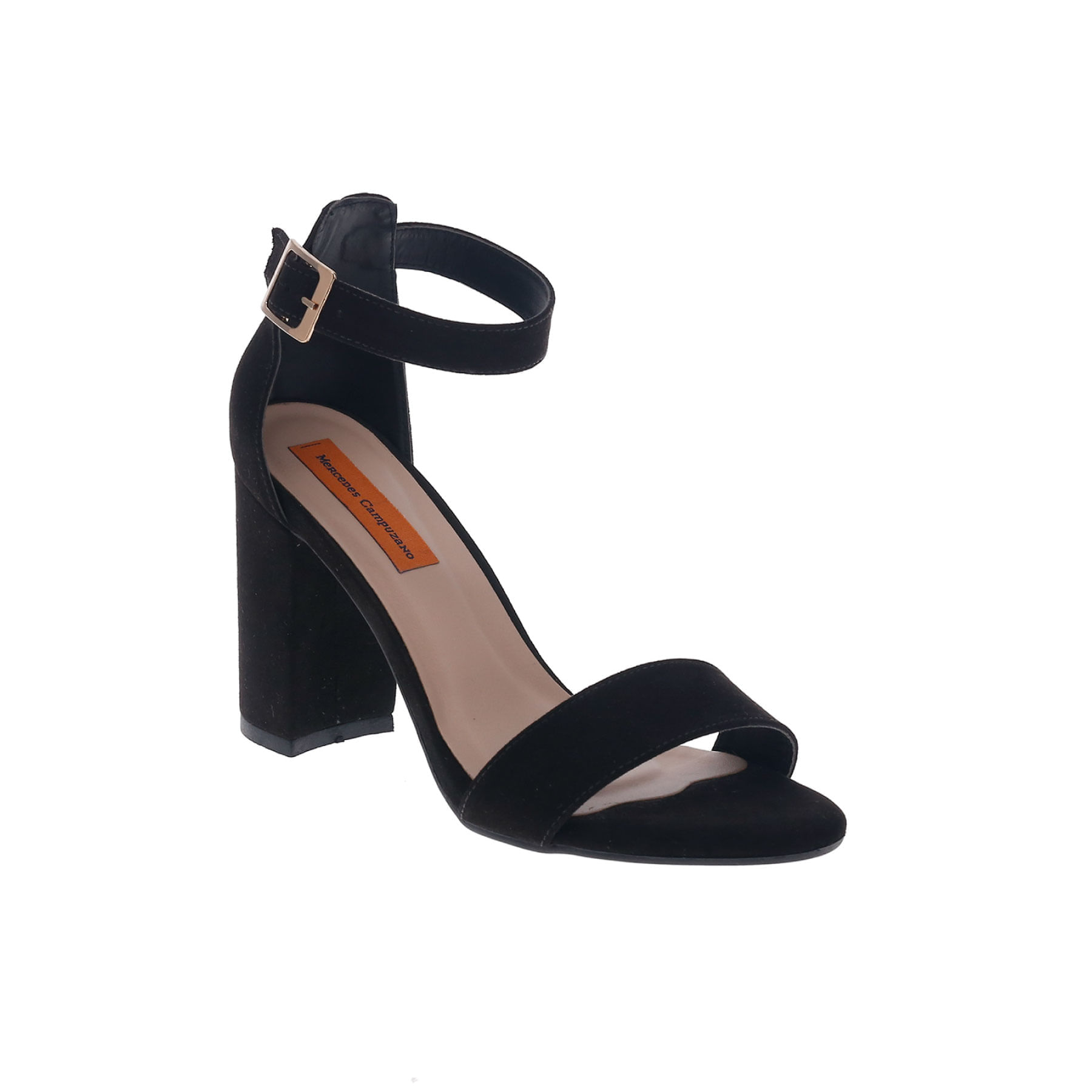 Sandalia Tacon Cairo Negro 39