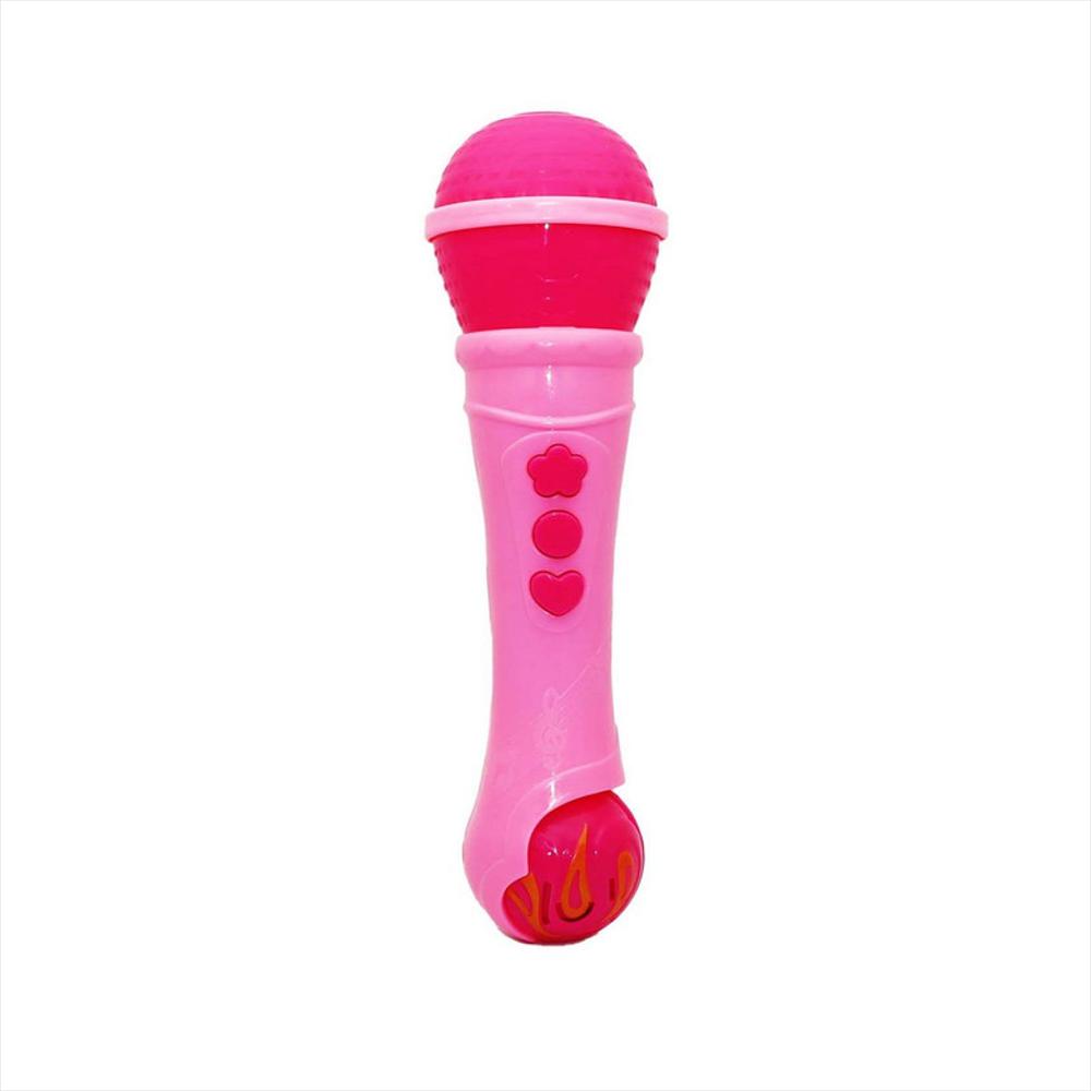 Juguete de micrófono con soporte Juguete de música de voz extraíble Luces  divertidas de Juguete para en Rosado perfke Micrófono para niños
