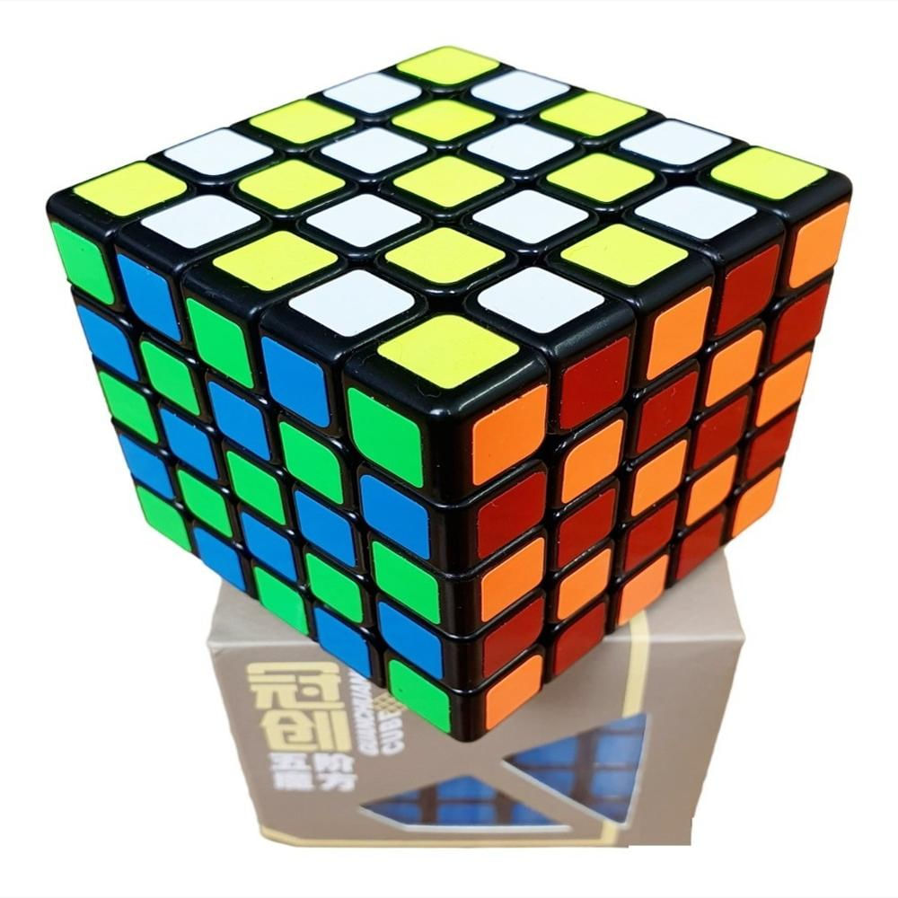 Cubo Rubik 5 X 5 exito.com | Cubo Rubik 5X5 Moyu Yj Guanchuang Negro Stickers Speedcube