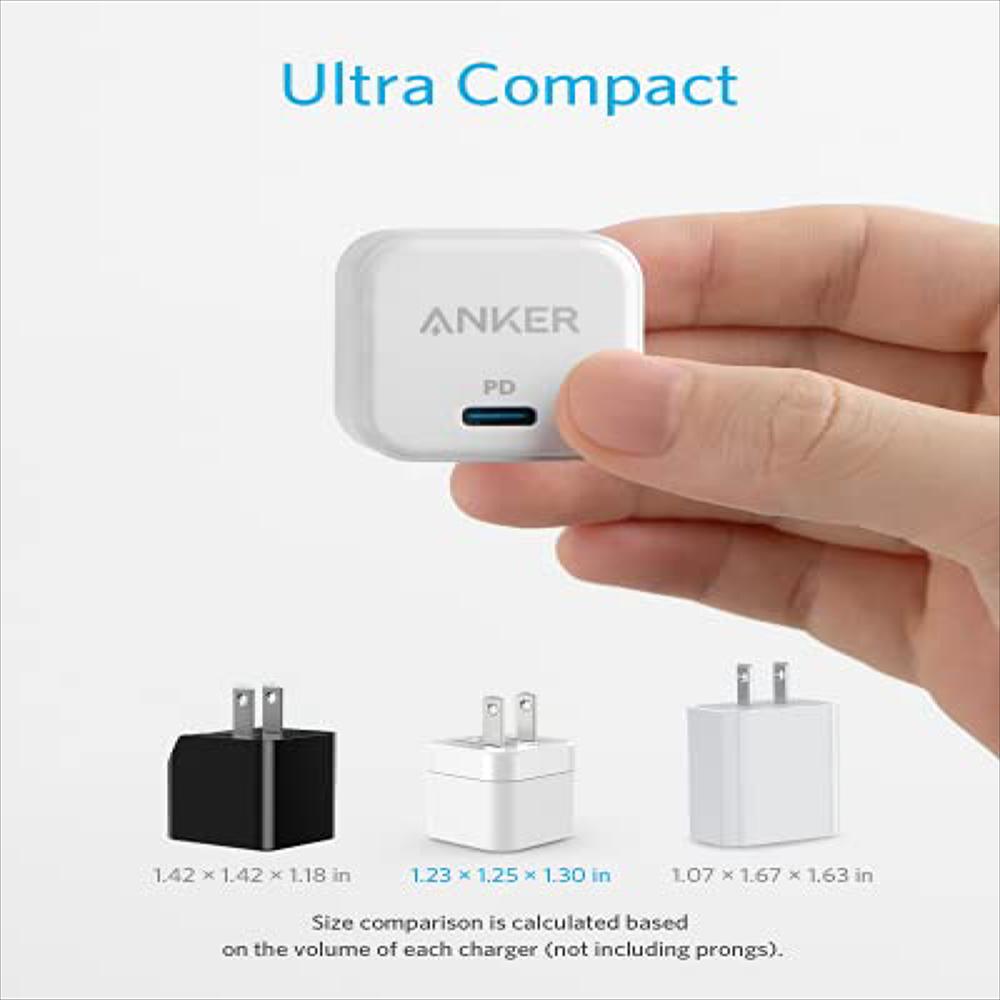 Exito.com | Set De 2 Piezas Cargadores Anker Powerport Iii Usb C 20W ...