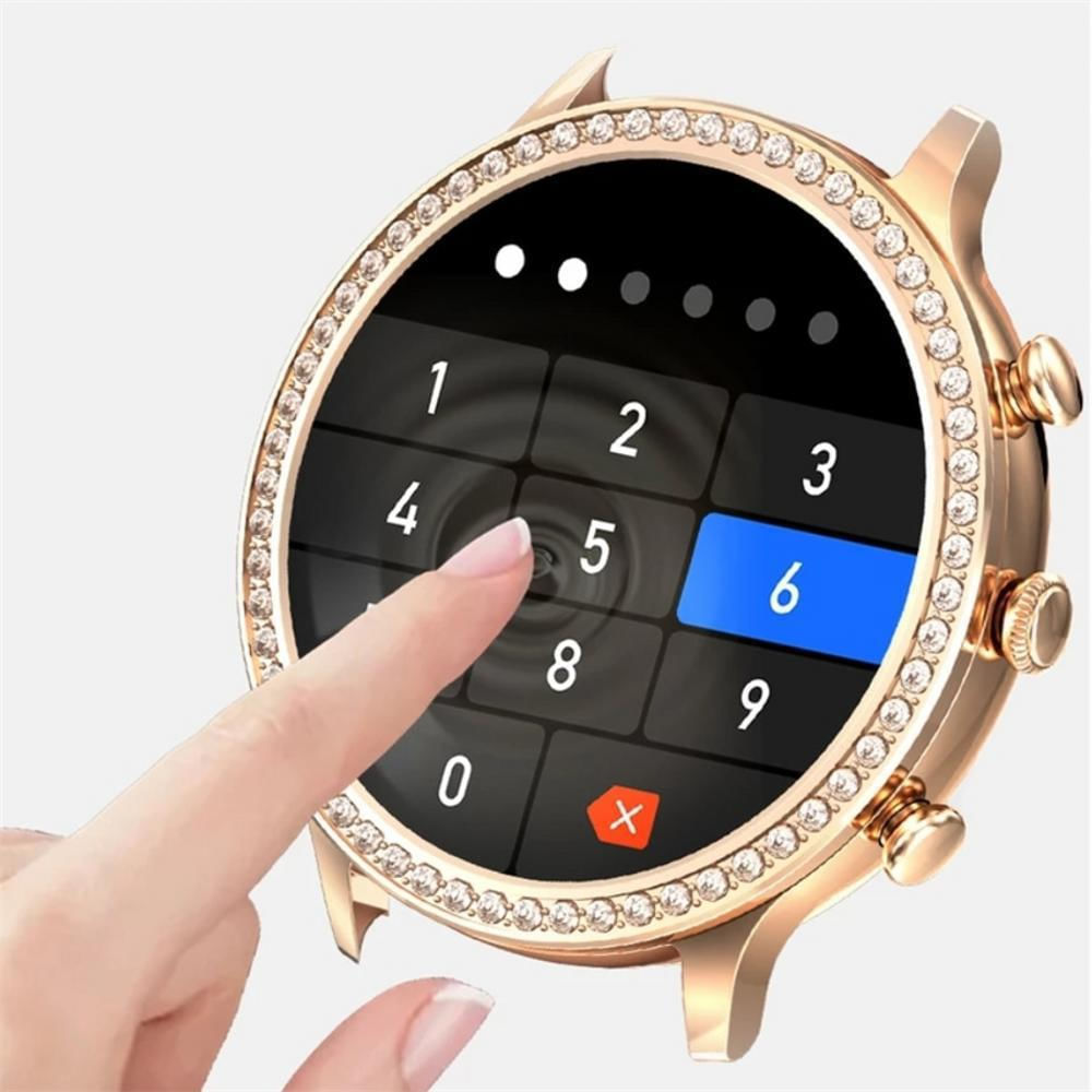 Reloj Inteligente Mujer Llamadas Bluetooth Smartwatch Regalo 2 Correas 