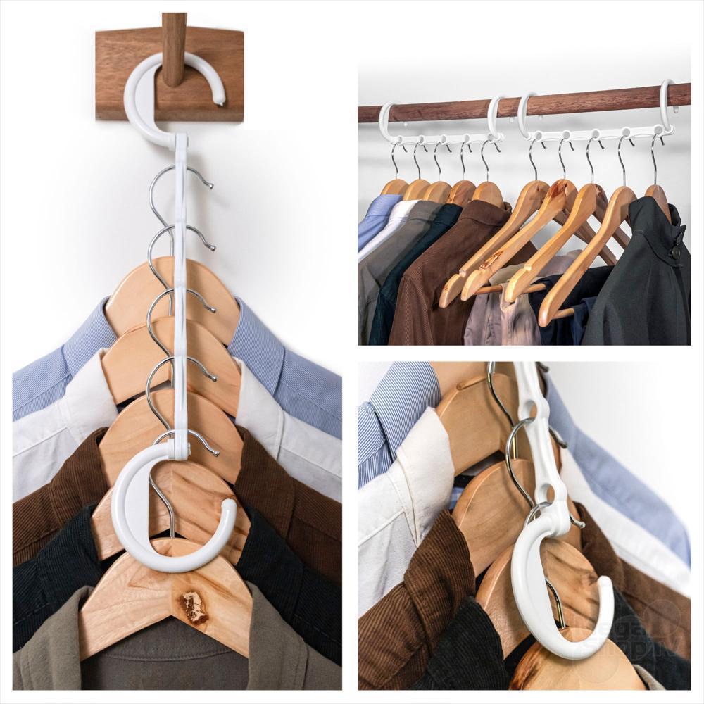 Gancho De Ropa Ajustable x5 Organizador Closet Bebé PER1 – Cómpralo en casa