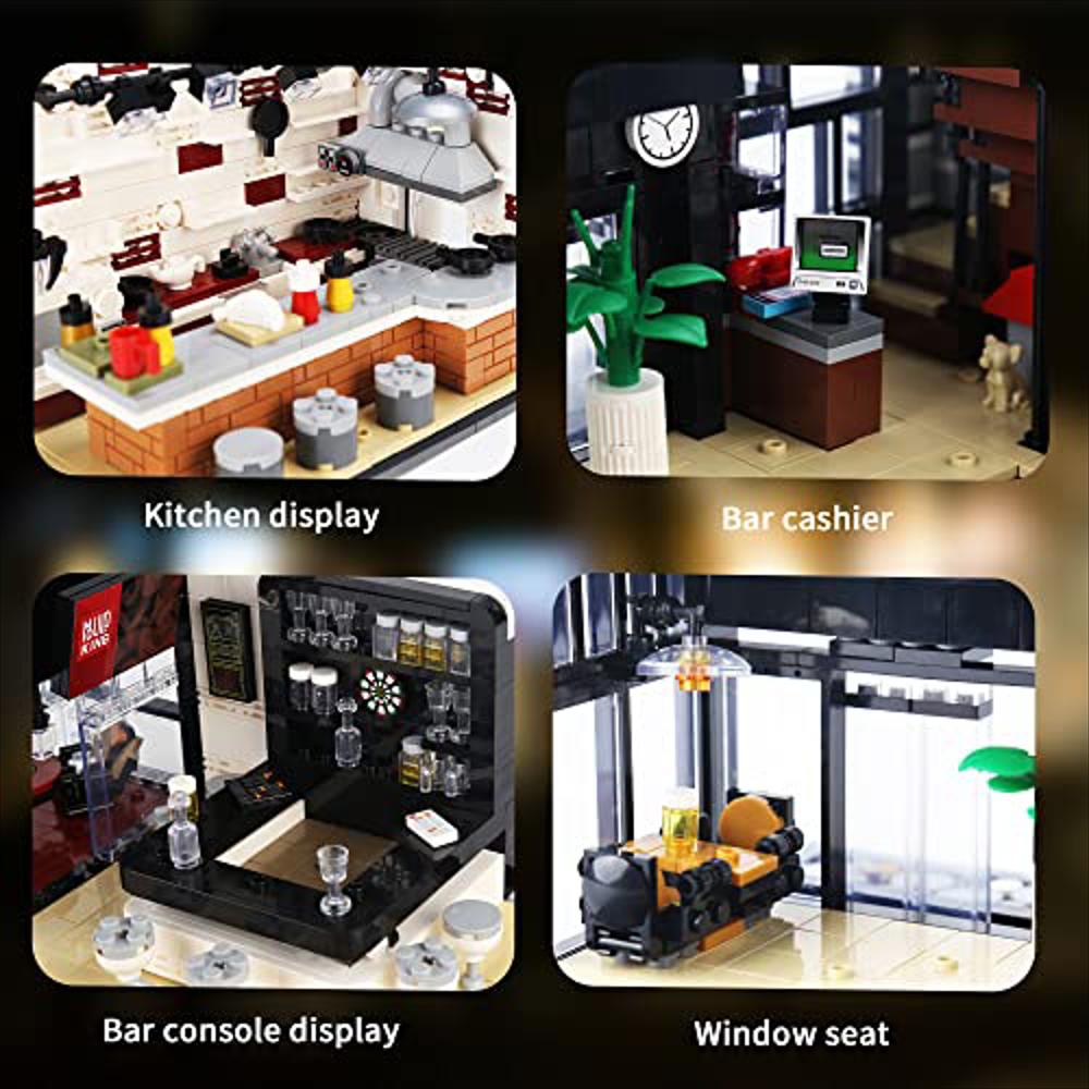 Set Construcción Mould King 3992 Piezas Edificio De Bar Modelo 16042 Con img #4