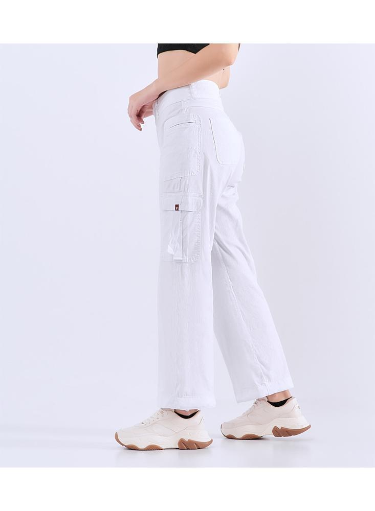 Pantalon Cargo Para Mujer Yuli Unser 8 Blanco