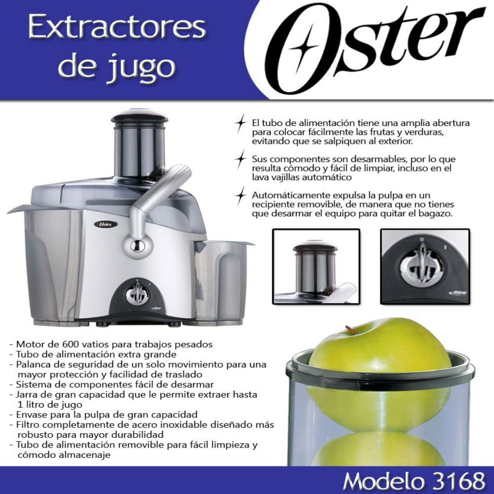 Extractor de jugos Oster