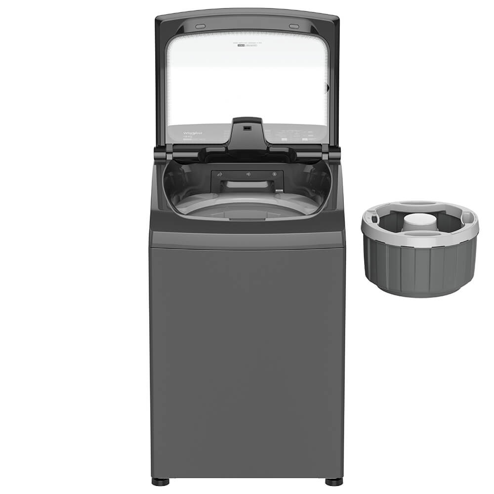 Lavadora Whirlpool Carga Superior 18 kg Xpert Dual Wash Gris img #4