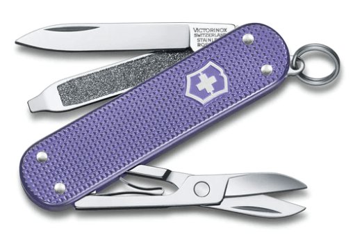 Navaja Victorinox Classic Sd Alox Electric Lavander, Caja Plegable img #1