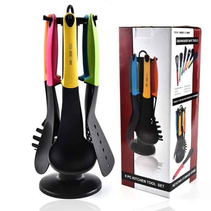 Juego de cucharones para cocina set de 6 GENERICO